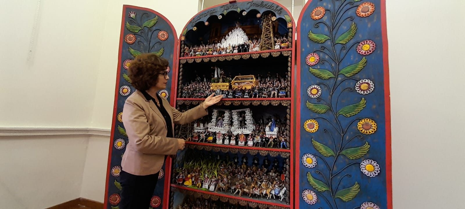 Exhiben el retablo considerado como el más grande del Perú por Semana Santa