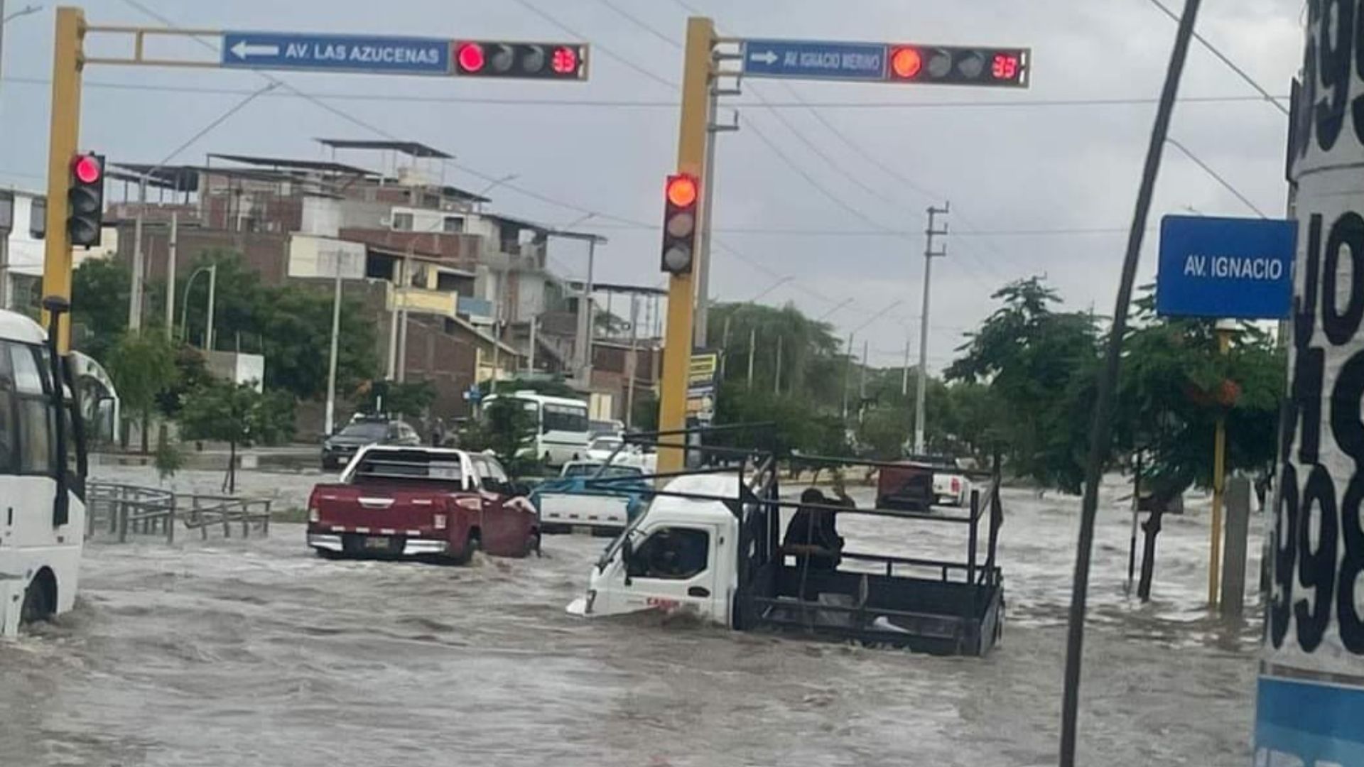 Vías nacionales con tránsito interrumpido por lluvias