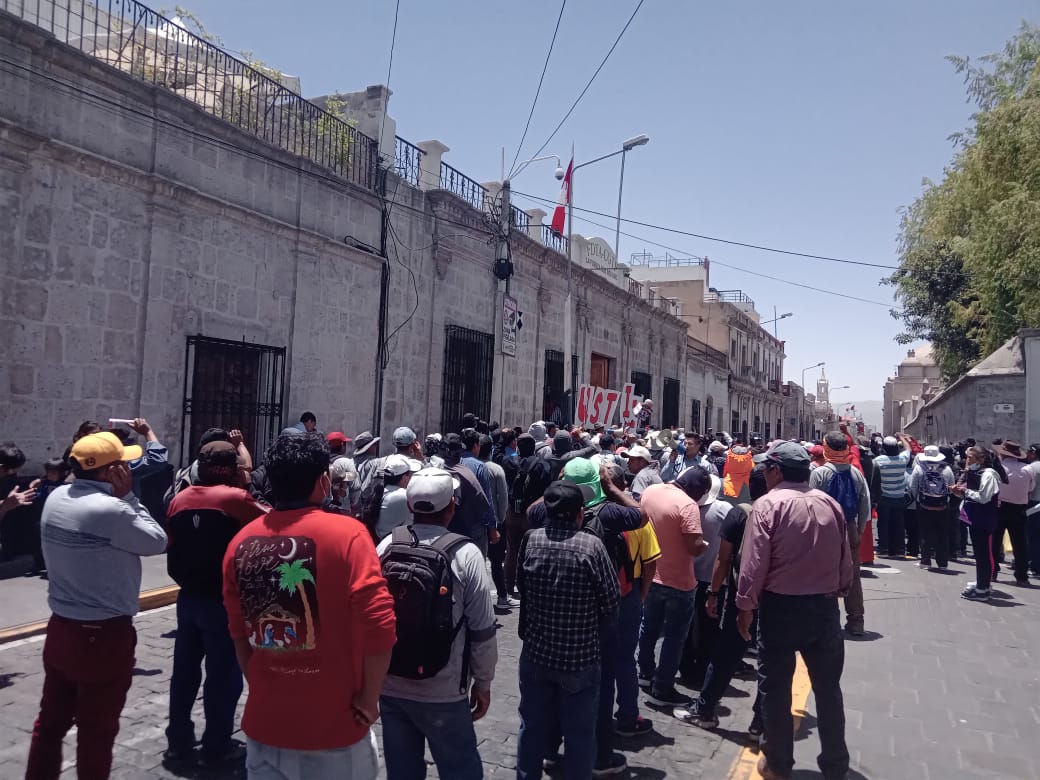 FDTA anunció manifestaciones para hoy jueves en Arequipa