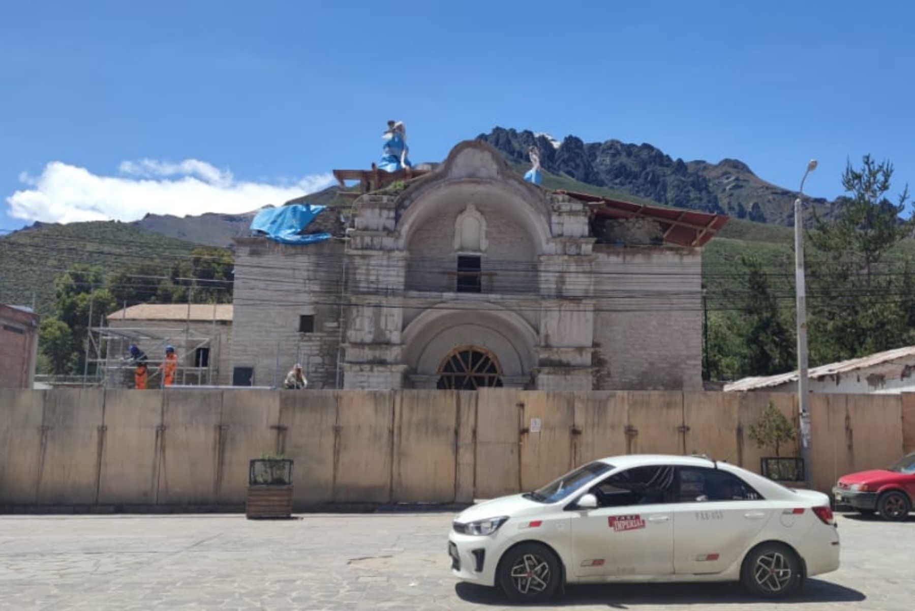 Templo de Chivay en total abandono