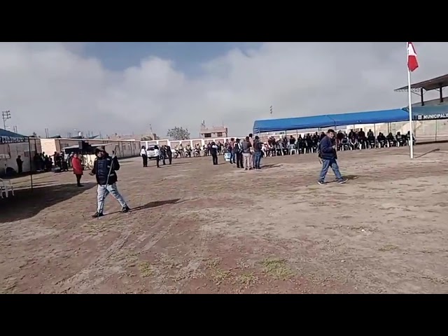 Inicio del año escolar en el colegio Peruarbo Cerro Colorado