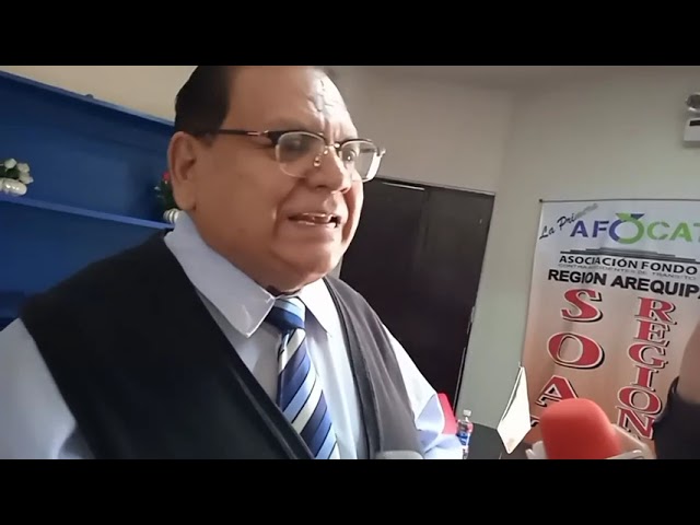 Conversamos con el presidente de Afocat, Fredy Vargas, respecto al cierre de la referida cede