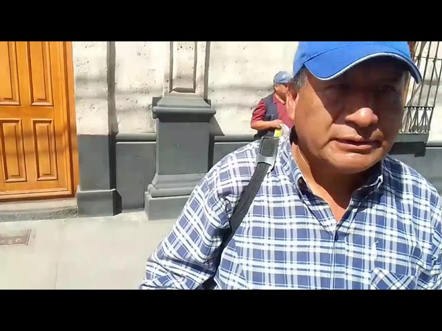 Protesta de Sindicato de trabajadores de la Unsa.