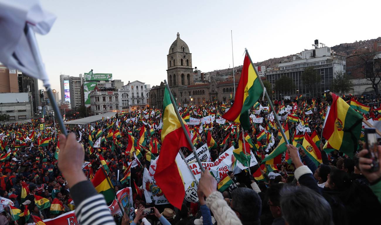 BOLIVIA: PROTESTAS CACEROLAZOS.