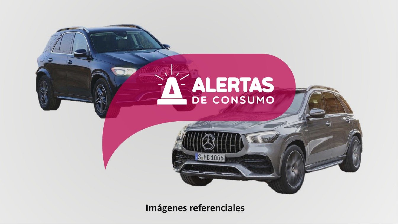 Advierten falla en 70 vehículos Mercedes Benz que podría provocar un cortocircuito y posterior incendio