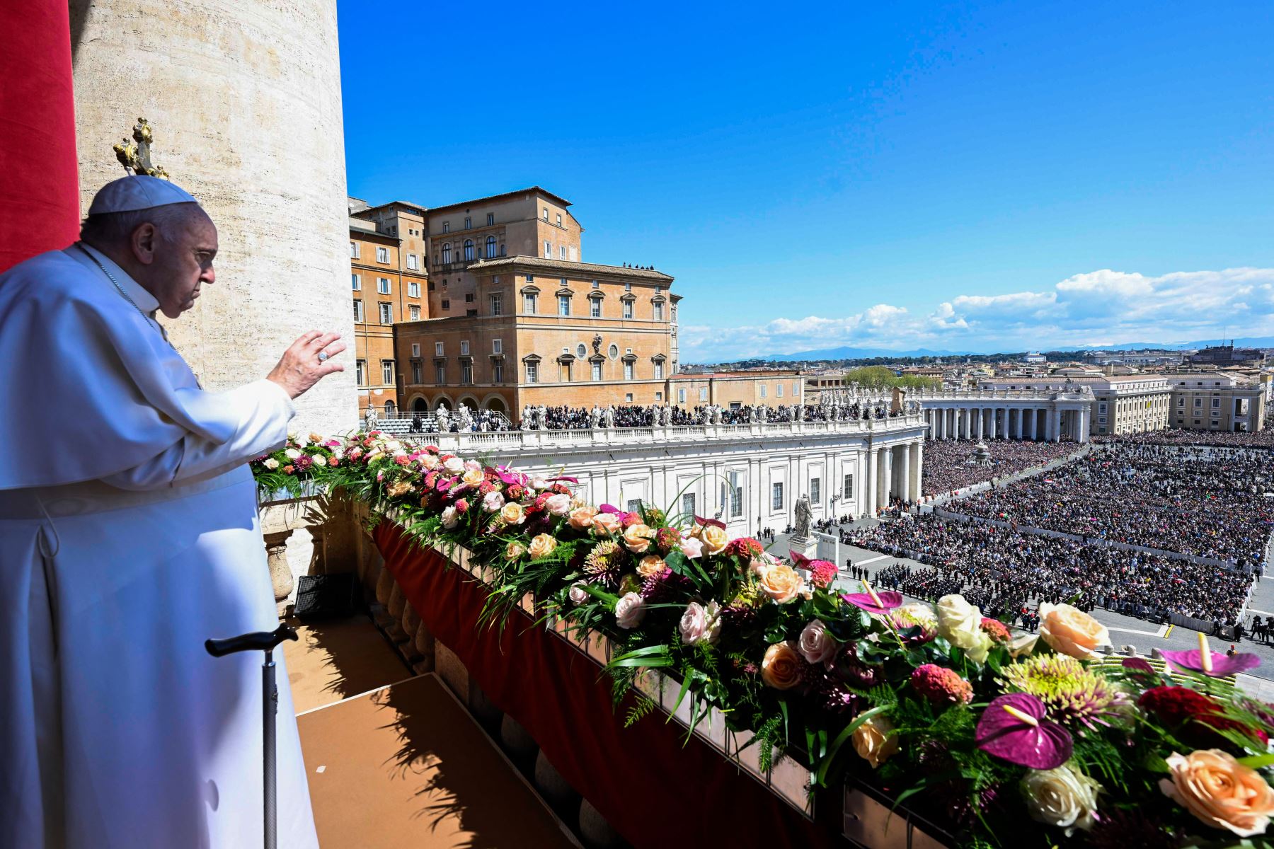 El papa Francisco ruega por la paz en Ucrania y Jerusalén