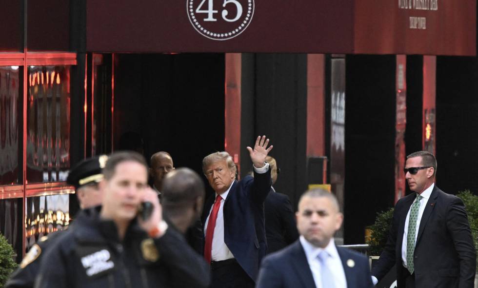 Trump lleg a Nueva York para comparecer ante la justicia Diario