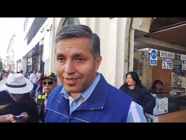 Realizan operativo en calle San Juan de Dios.