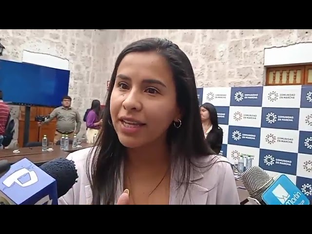 Declaraciones de la consejera por Camaná, Norma Ortega por obras de hospitales paralizados en Camaná.