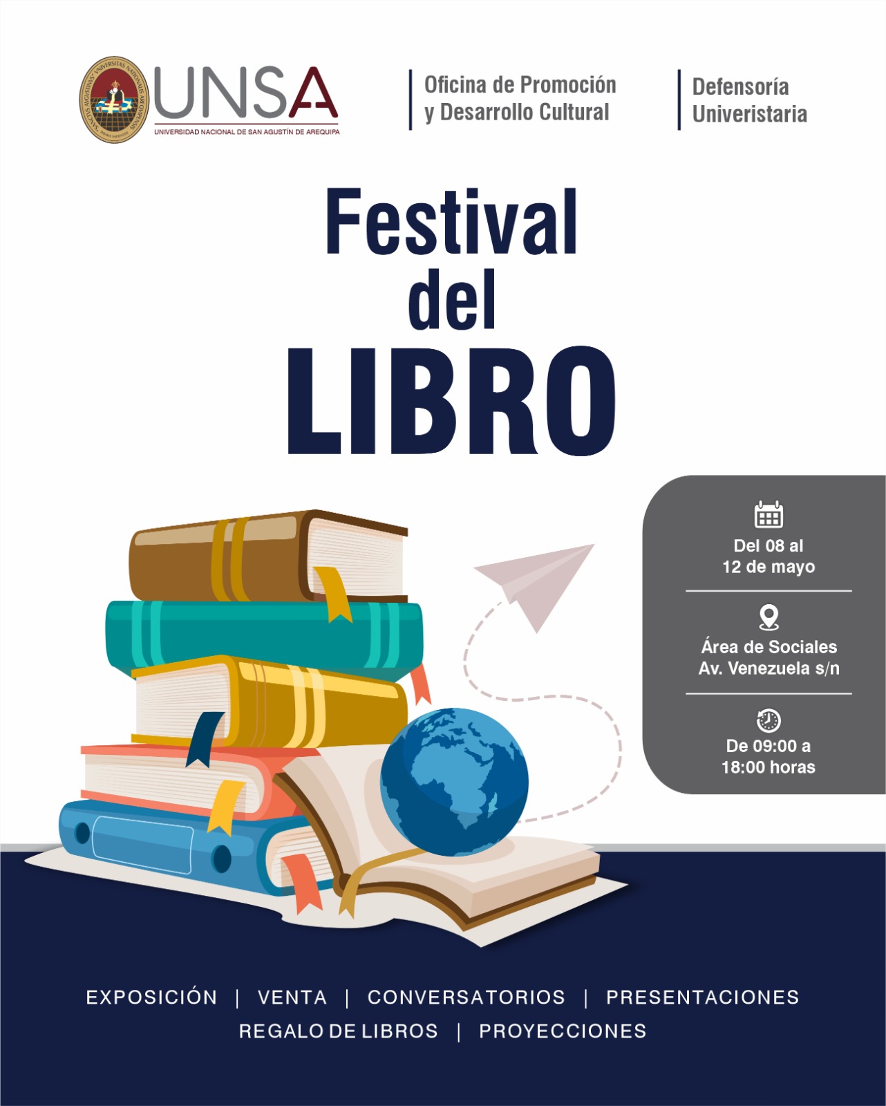 FESTIVAL DEL LIBRO EN LA UNSA