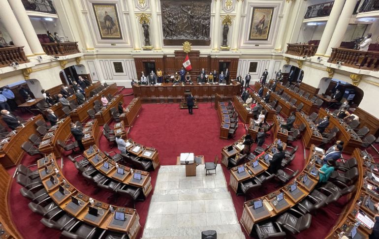 Congreso iniciará mañana lunes la semana de representación