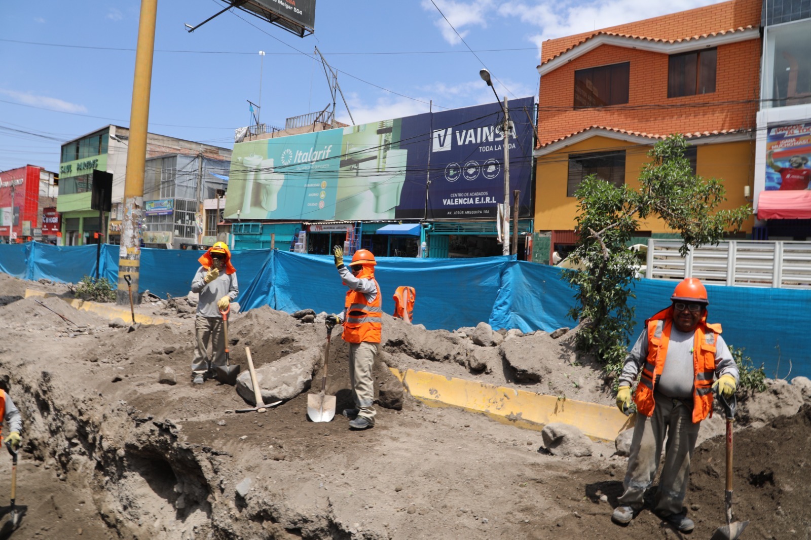 Obras en la avenida Jesús se reiniciarán el próximo lunes