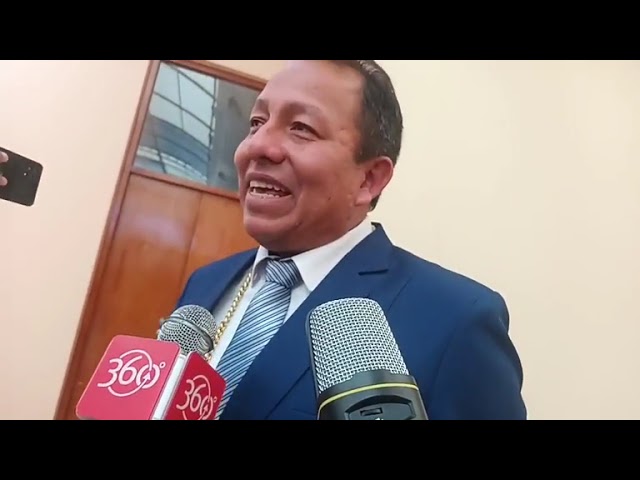 Declaraciones del alcalde distrital de Alto Selva Alegre, Alfredo Benavente.