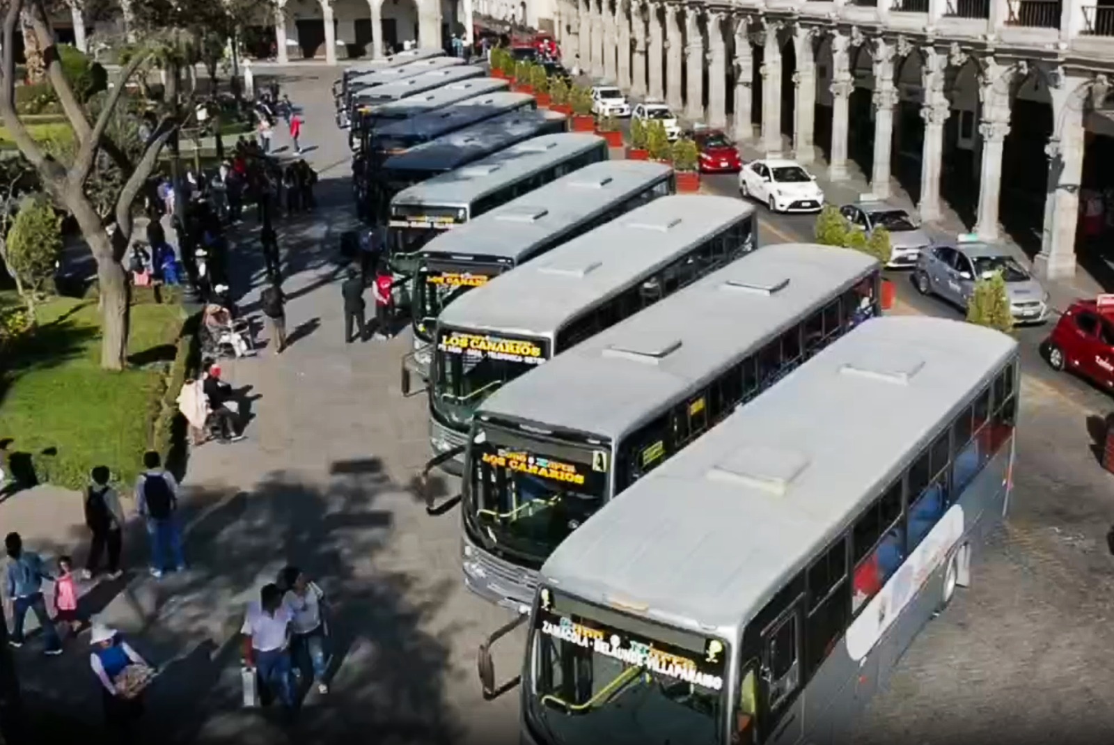 Cerro Colorado cuenta con 11 nuevas unidades de transporte público