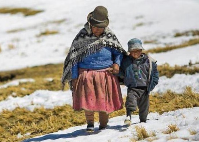 El Senamhi alerta descenso de temperaturas en 84 provincias