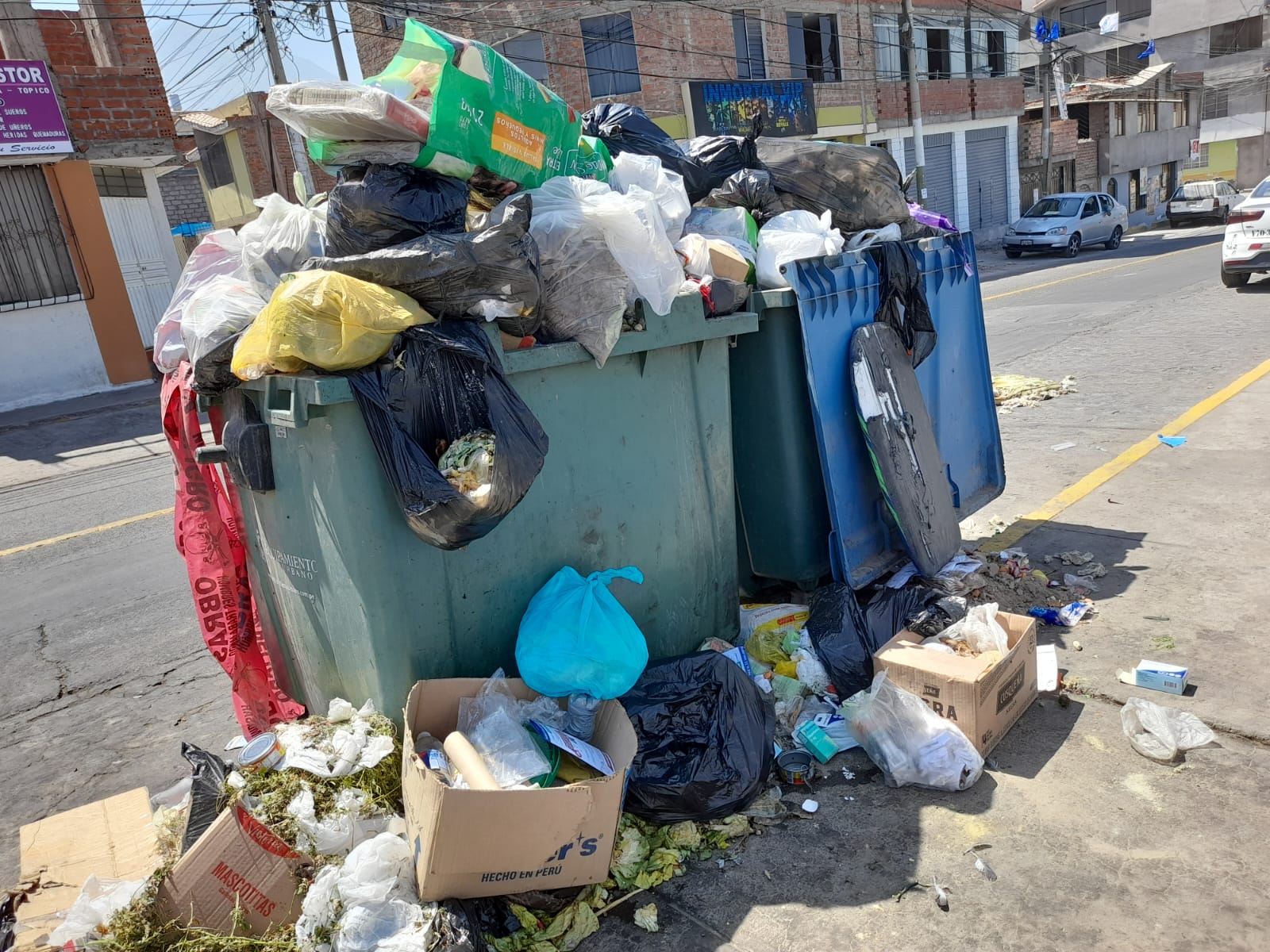 Déficit de 450 contenedores de basura en Alto Selva Alegre