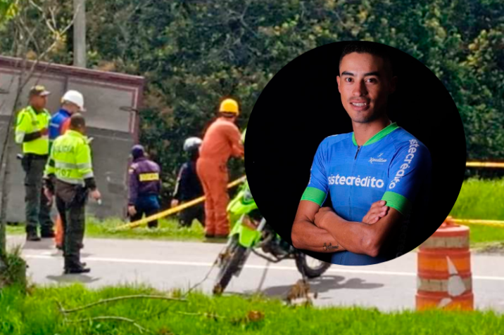 Ciclista colombiano muere tras ser arrollado por un camión cuando entrenaba