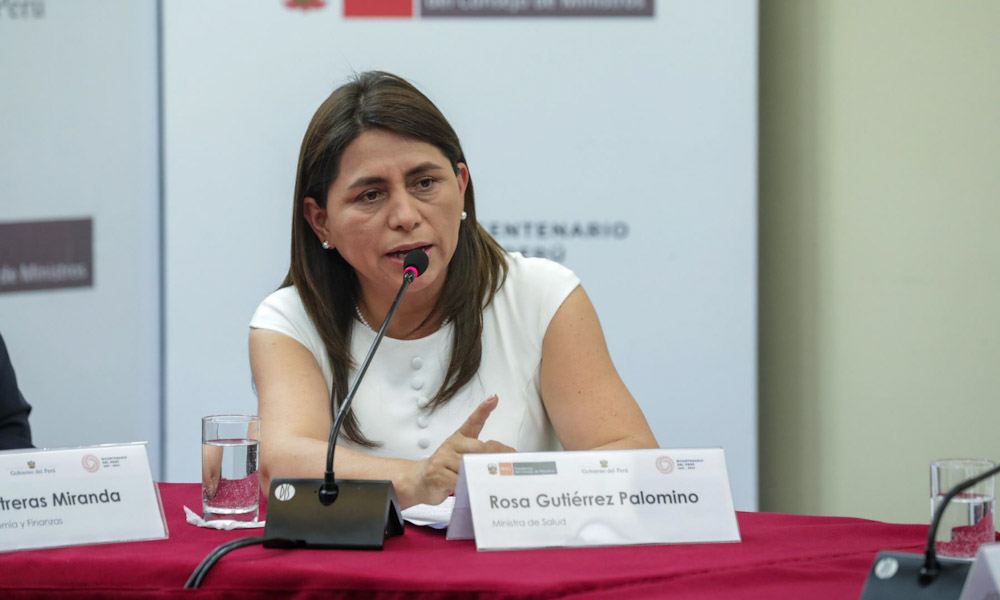 Comisión de Salud cita a ministra Rosa Gutiérrez