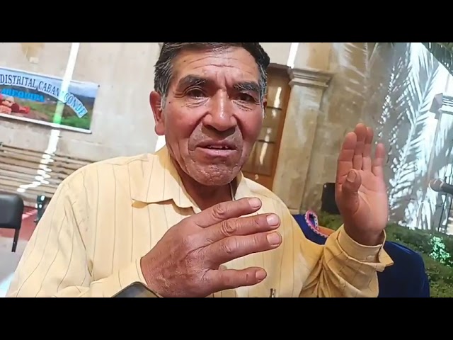 Declaraciones de presidente de la comunidad campesina de Cabanaconde