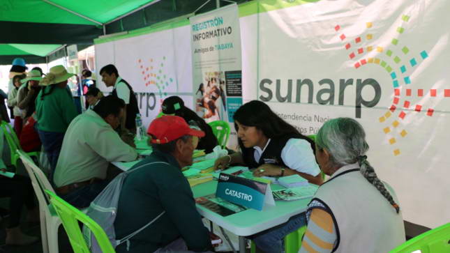 Organizan campaña de información y orientación registral en Hunter