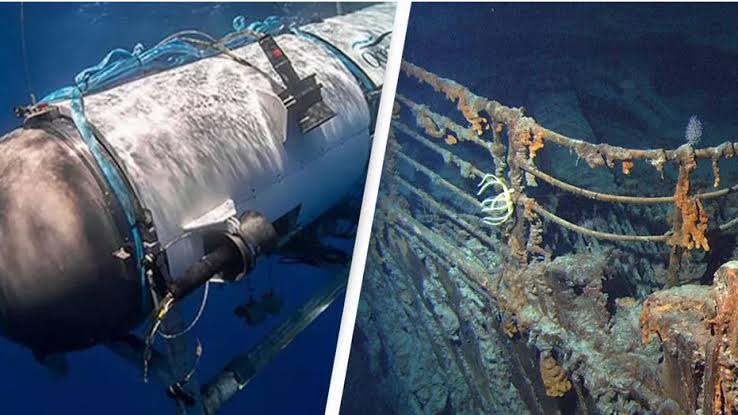 Hallan restos esparcidos del sumergible cerca del Titanic