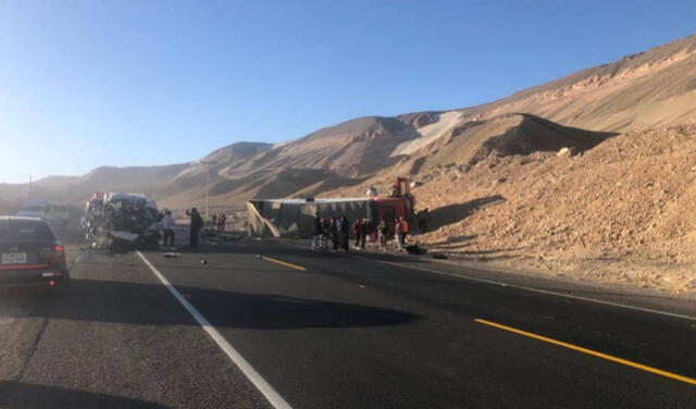 Un fallecido en choque en carretera a la altura de Vítor