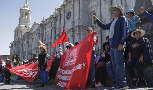 Gremios de Arequipa se unen a protesta del 27 y 28 de julio