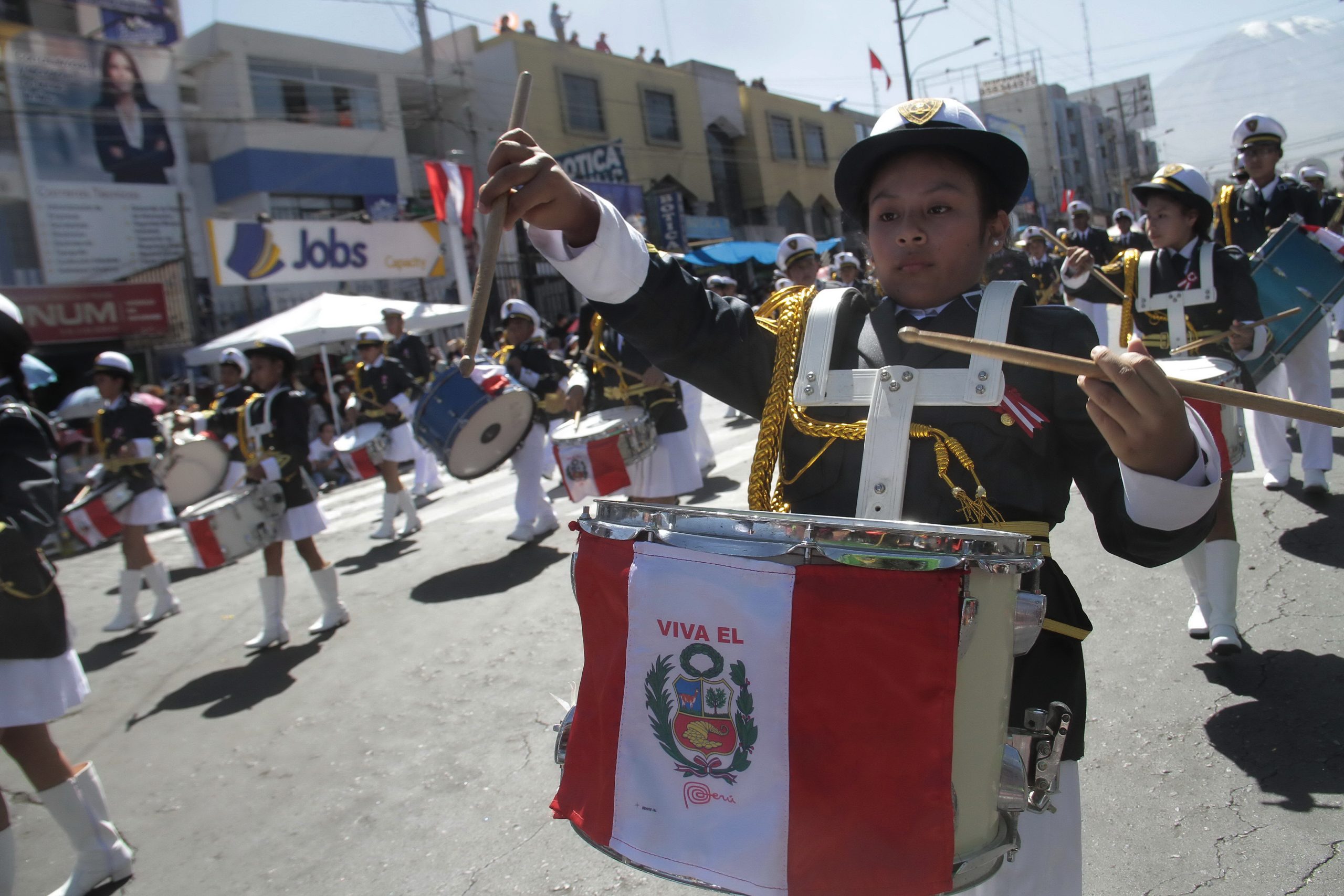 El desfile de ayer