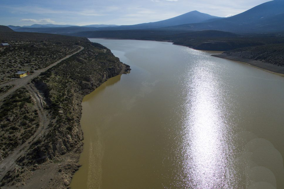 La represa de Aguada Blanca causó temor