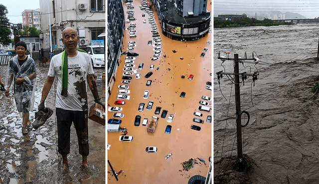 China se encuentran en alerta máxima debido a las lluvias y tormentas más intensas de la última década