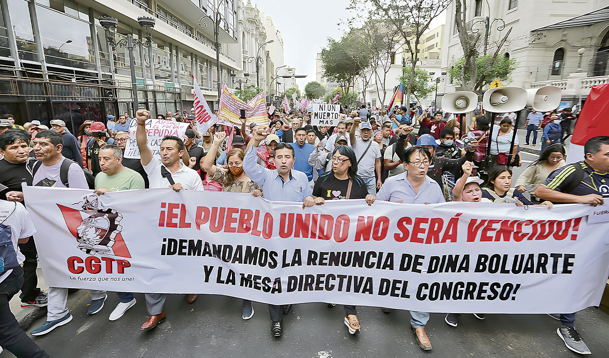 Mensaje de disconformidad política: otra toma de Lima