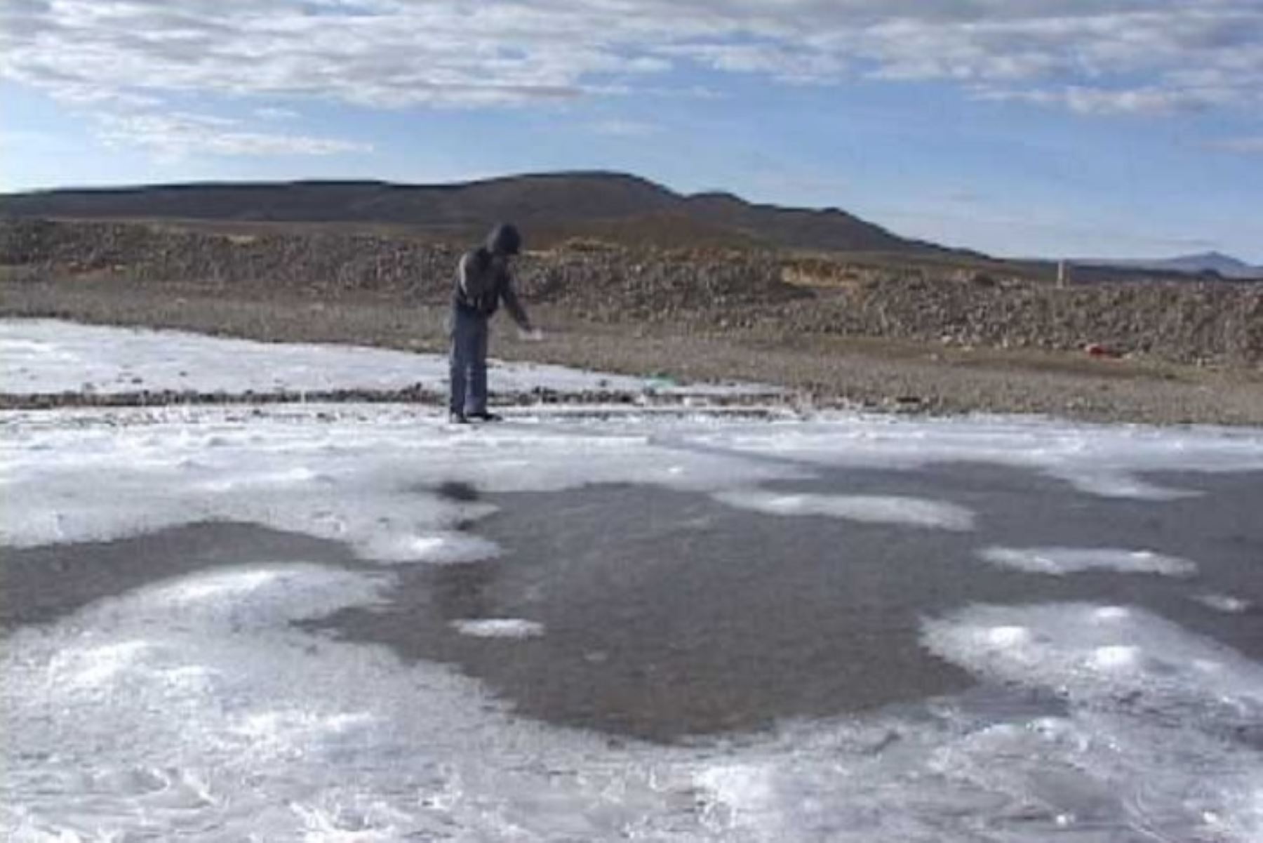 Temperatura bajará a -18 grados en zonas altoandinas del sur