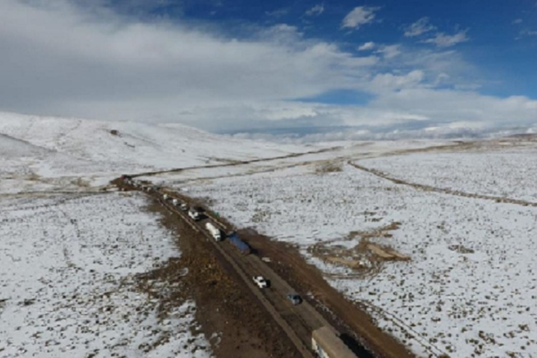 Temperatura nocturna en sierra sur llegaría a 15 grados bajo cero