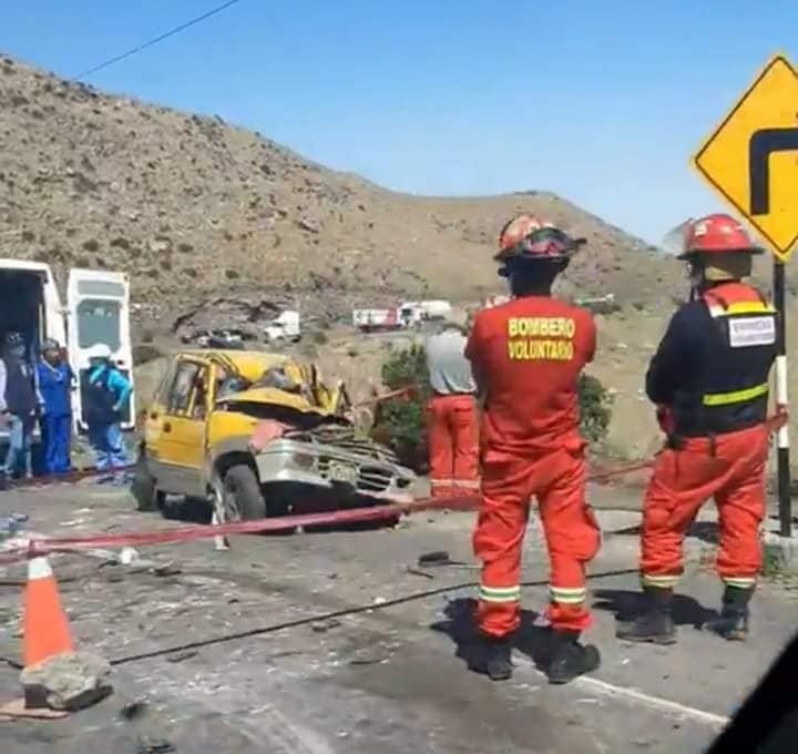 Choque Mortal: Taxi y Camión en Fatal Accidente en Yura