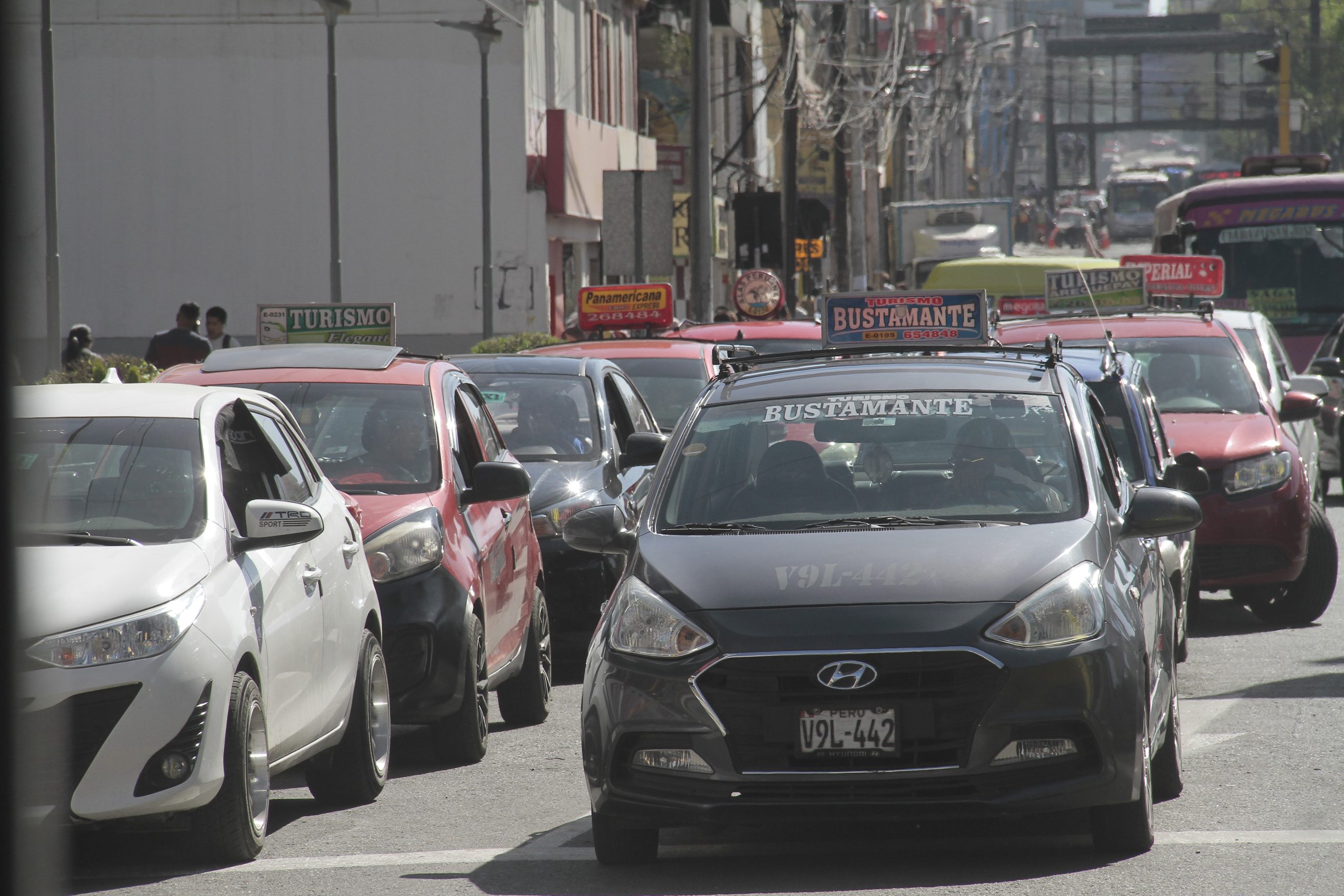 Taxis por aplicativo no pueden circular en el Centro Histórico