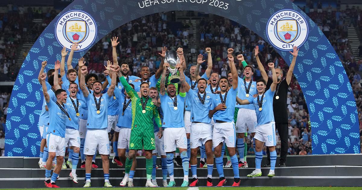 Manchester City conquistó la primera Supercopa de Europa