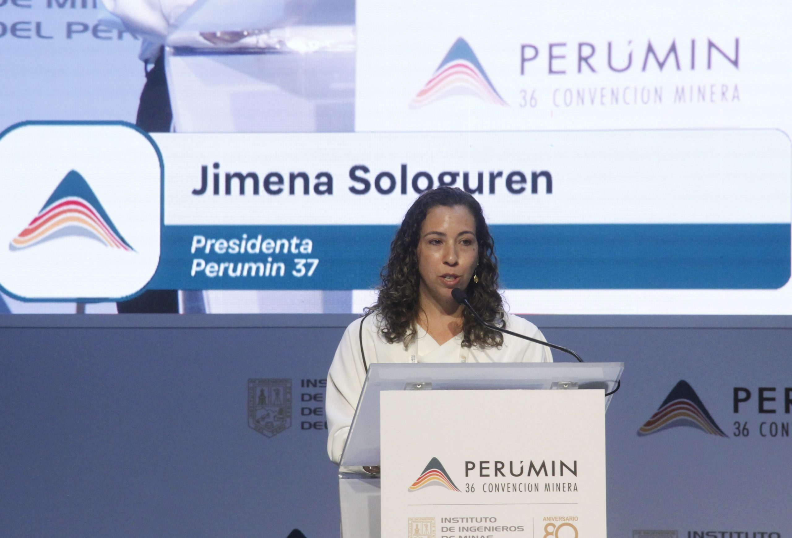 Jimena Sologuren es elegida presidente de PERUMIN 37