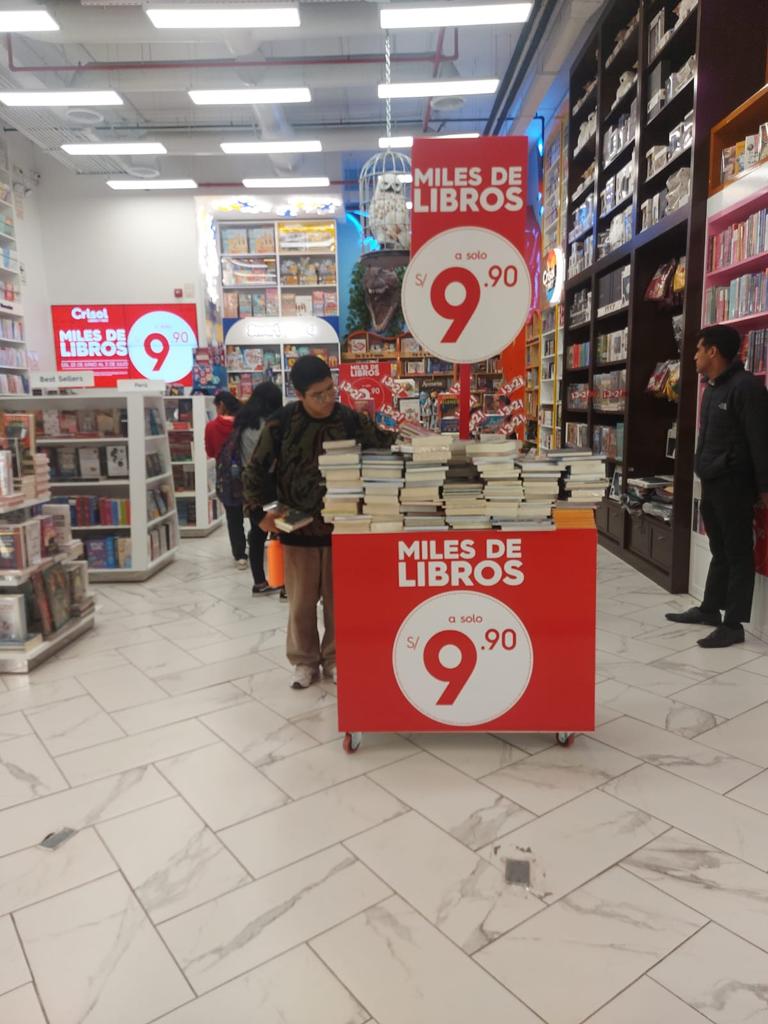 Regresa la campaña “Miles de libros a S/ 9.90” de Librerías Crisol