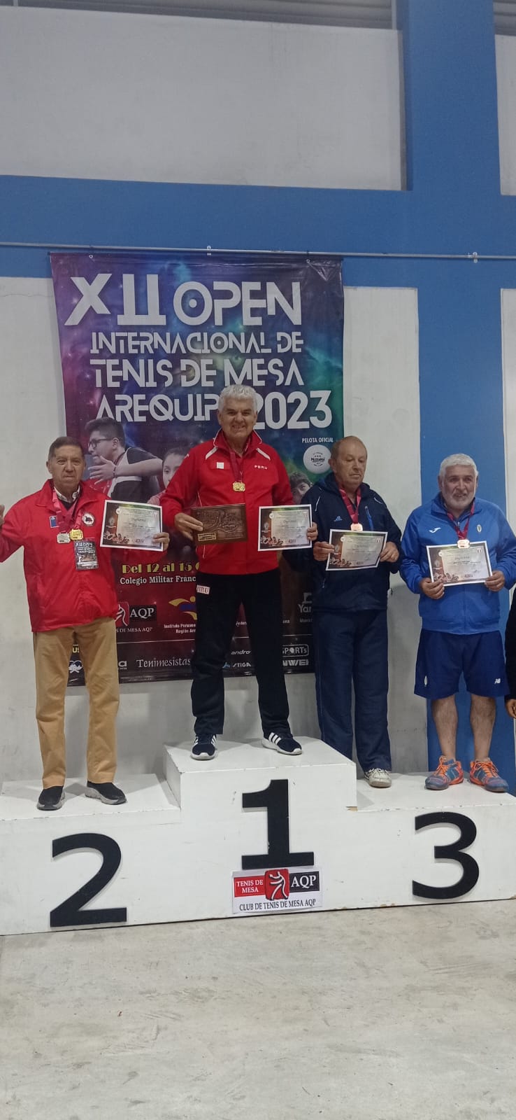 Mollendino Amador Núñez gana Open Internacional Categoría Master 60 años