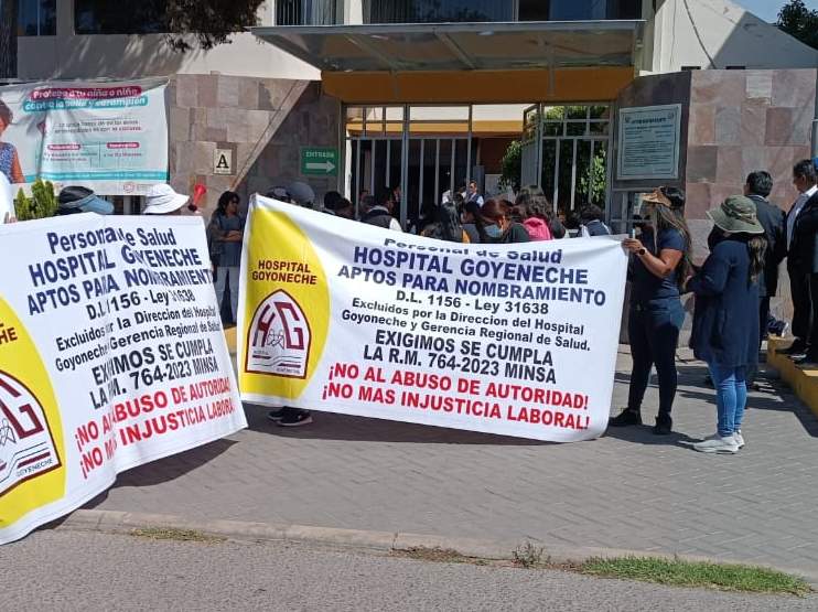 Trabajadores de Salud denuncian despidos arbitrarios de Geresa