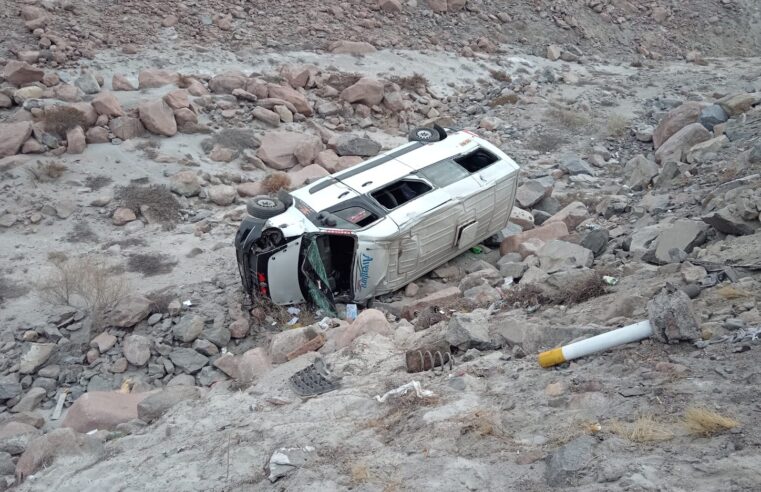 Accidente en carretera deja catorce heridos en Uchumayo