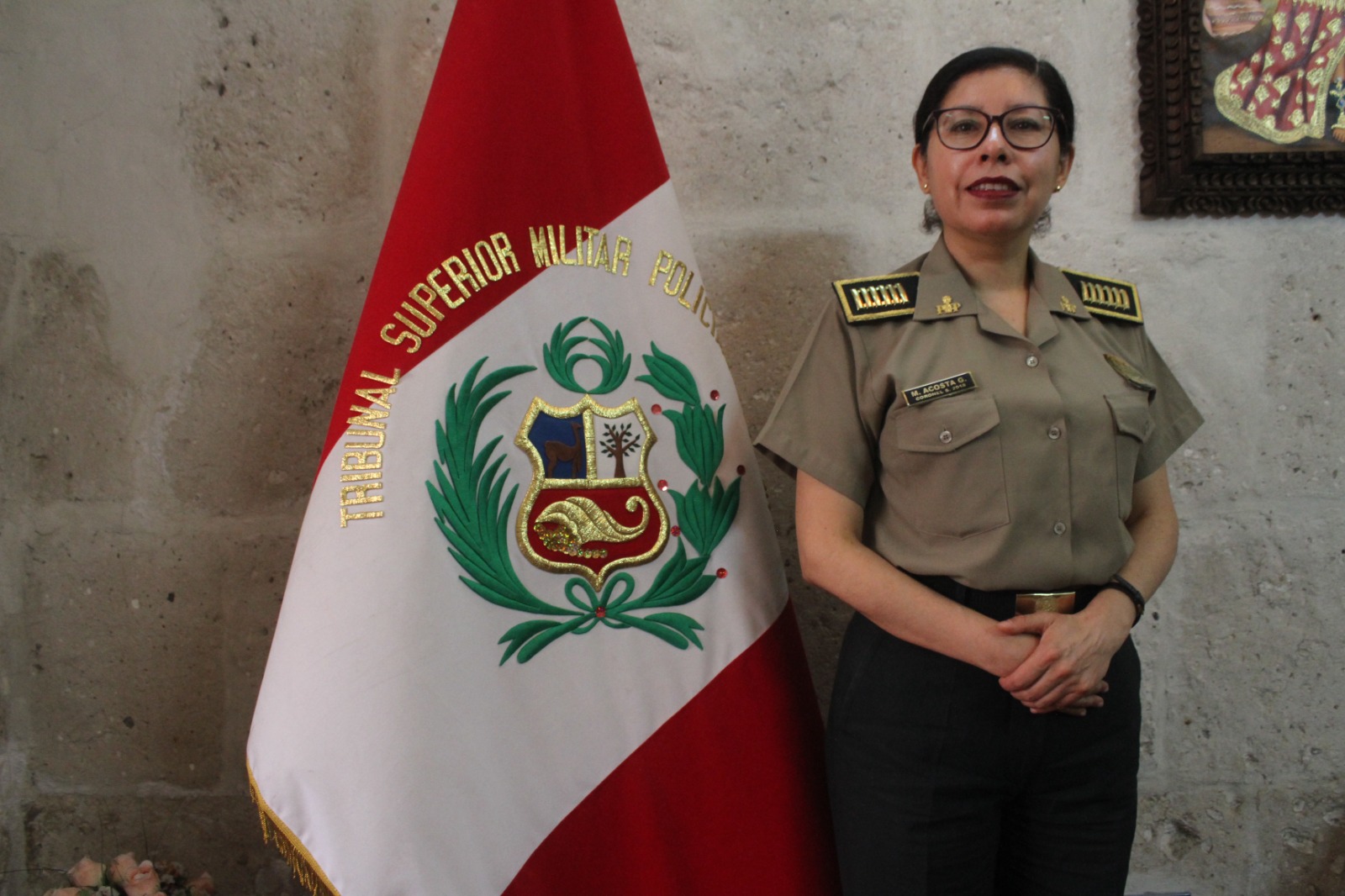 Maribel Acosta, la primera mujer General PNP del Fuero del Perú