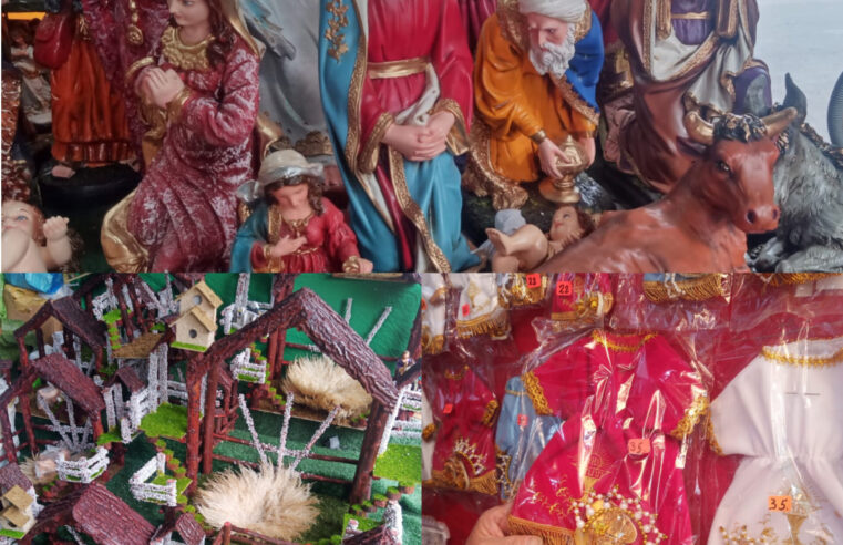 Nacimientos, árboles, luces y más en la feria navideña del estadio Melgar