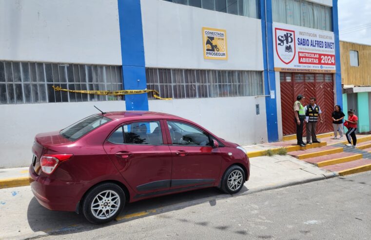 Explotan bomba molotov en colegio de Cerro Colorado