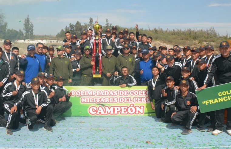 Colegio Militar Francisco Bolognesi campeón Macro Regional