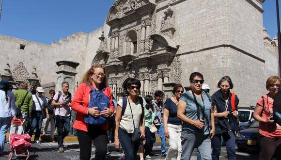 Incrementó en 12% el ingreso de turistas a Arequipa