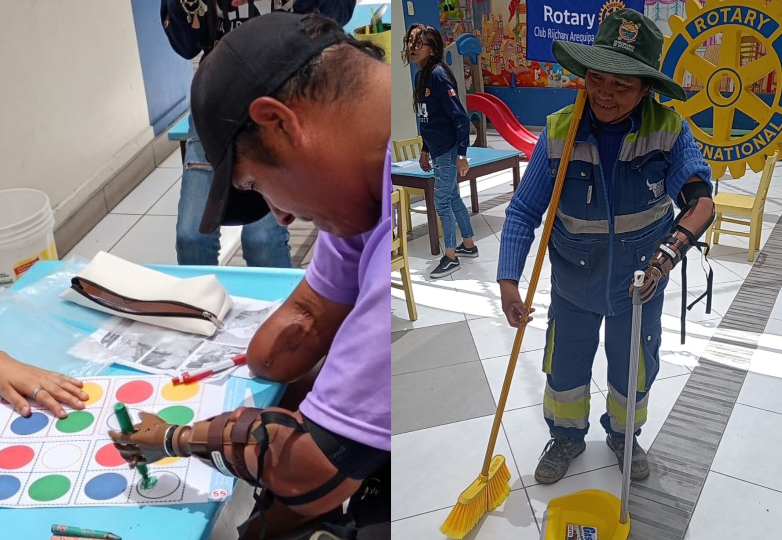 Regalan prótesis de manos a personas de escasos recursos por Navidad