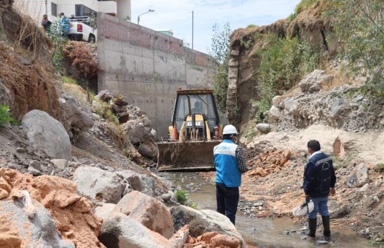 Trabajos de construcción en la torrentera Chullo empezarán en marzo del próximo año