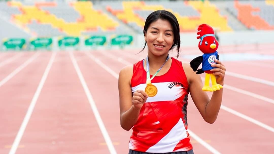 Atleta Rocío Andía busca superar a su hermana