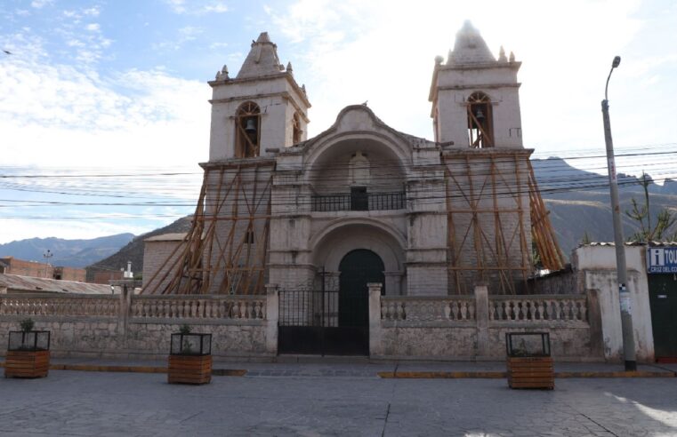 Restaurarán iglesia Nuestra Señora de la Asunción de Chivay